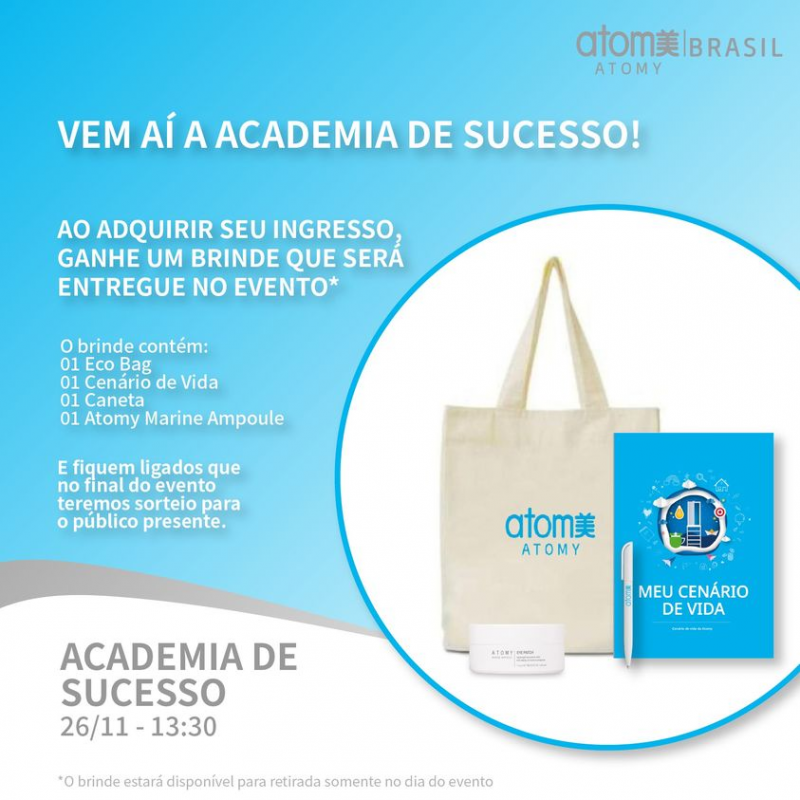 Academia de sucesso Atomy